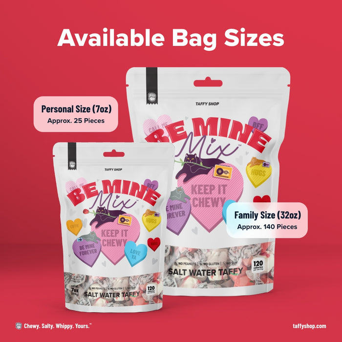 Be Mine Favorites Taffy Mix Taffy Shop 12-Pack (7oz) Bags