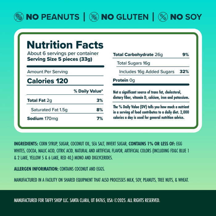 Alaska Taffy Bag 12-Pack Taffy Shop