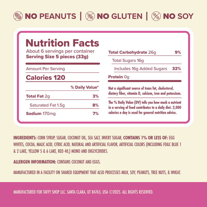 Moose Snax Taffy Bag 12-Pack Taffy Shop