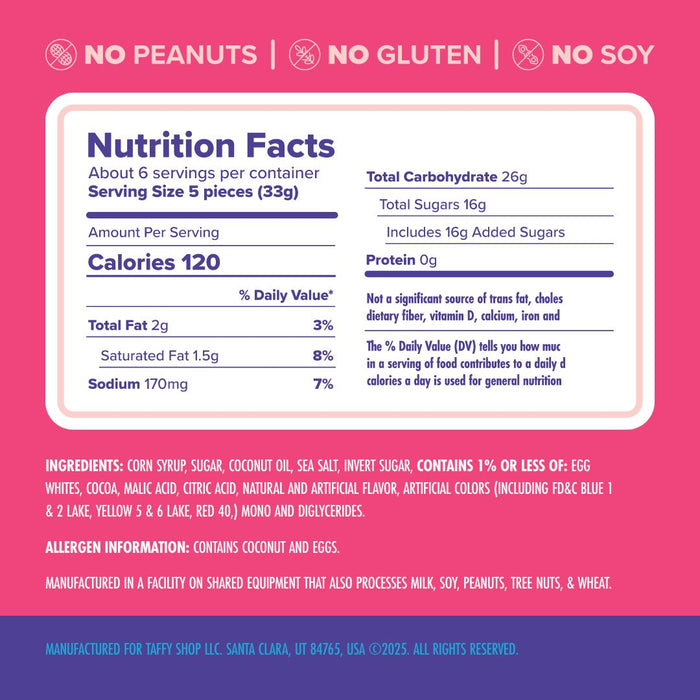 Tropical Bag 12-Pack Taffy Shop