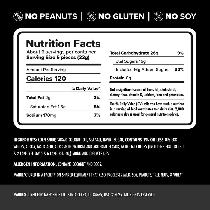 California Taffy Bag (16oz) Taffy Shop