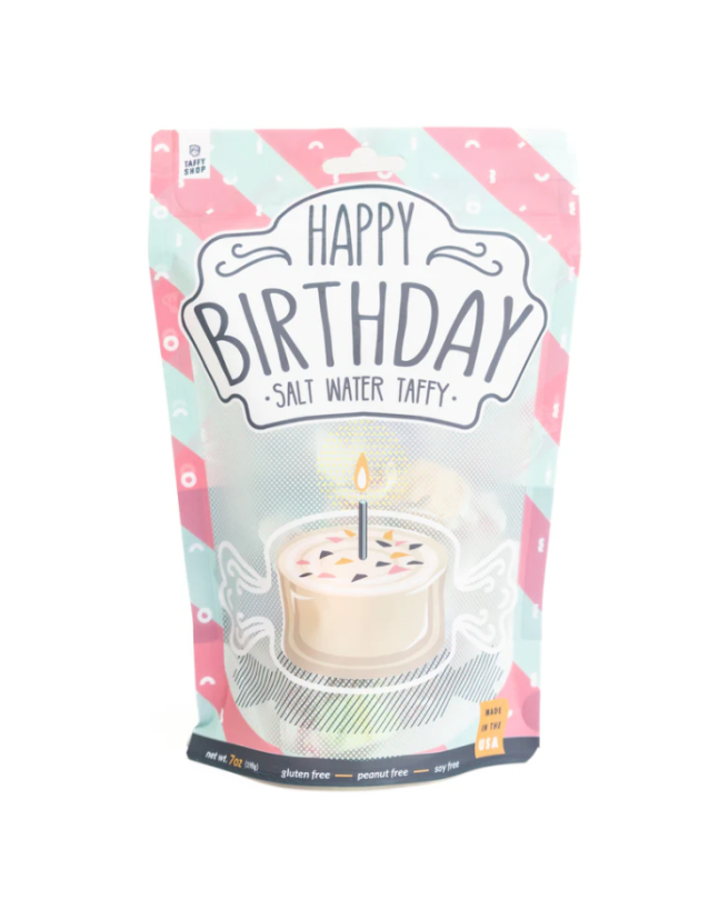Happy Birthday Taffy Bag in Bulk Taffy Shop Wholesale