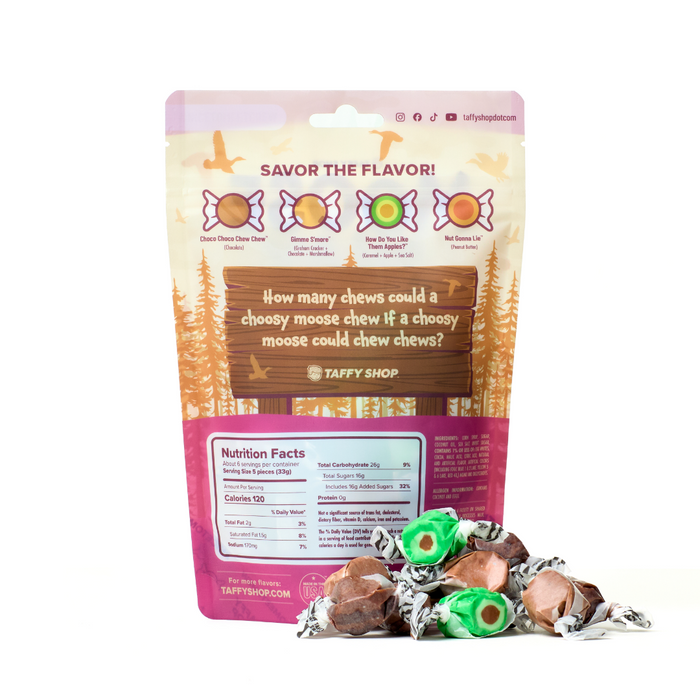 Moose Snax Taffy Bag 12-Pack Taffy Shop