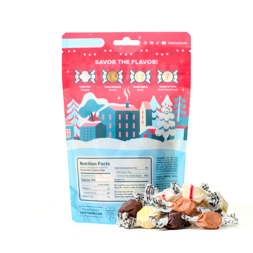 Santa Snax Taffy Bag 12-Pack Taffy Shop