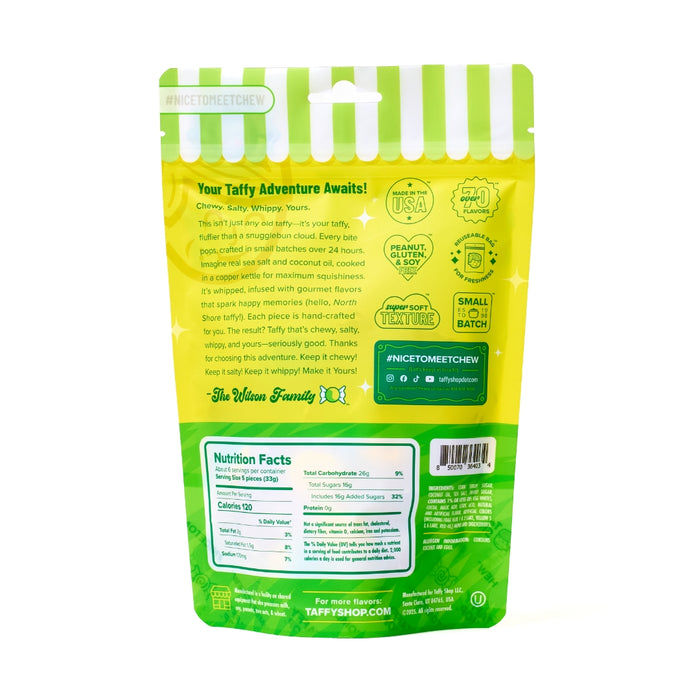 Sour Lime Rickey Zappy Taffy Taffy Shop Wholesale