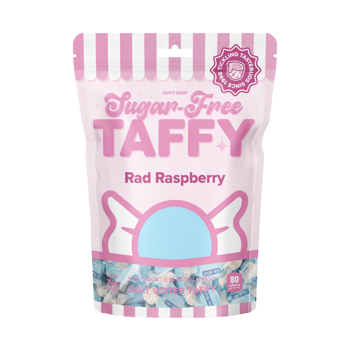 Sugar-Free Rad Raspberry Taffy Taffy Shop 12-Pack (7oz) Bags