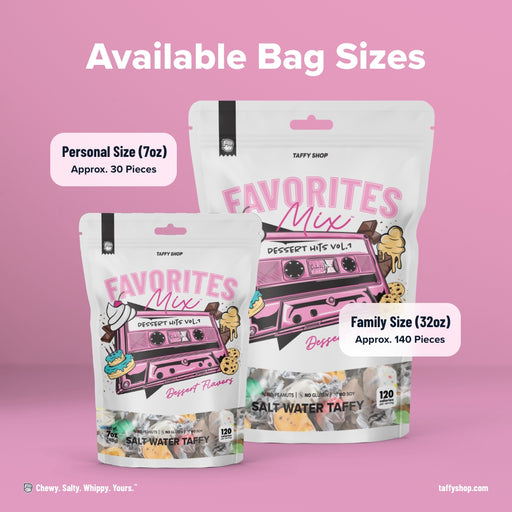 Dessert Favorites Taffy Mix Taffy Shop 10-Pack (32oz) Bags