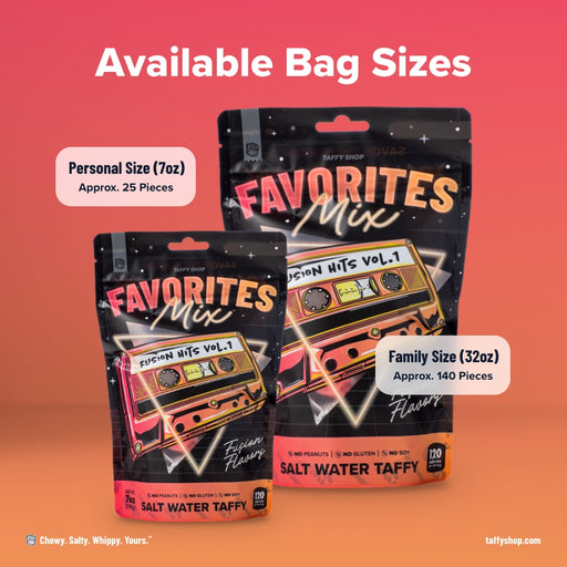Fusion Favorites Taffy Mix Taffy Shop 12-Pack (7oz) Bags