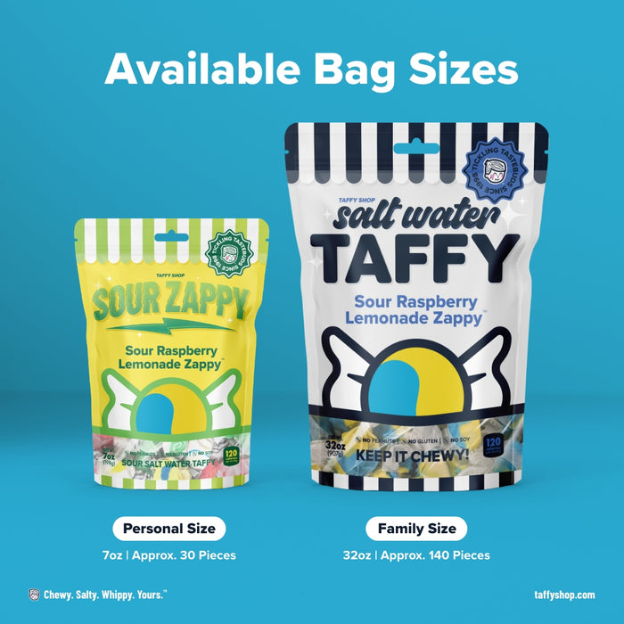 Sour Raspberry Lemonade Zappy Taffy Taffy Shop Wholesale