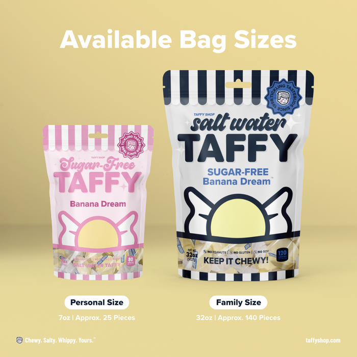 Sugar-Free Banana Dream Taffy Taffy Shop