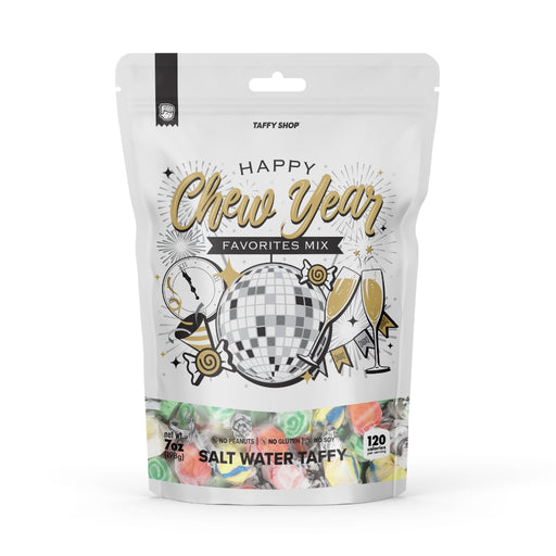 Happy Chew Year Favorites Taffy Mix Taffy Shop 12-Pack (7oz) Bags