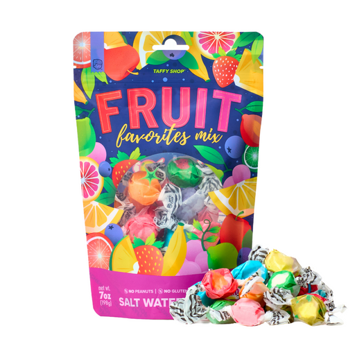 Fruit Favorites Taffy Mix Taffy Shop 12-Pack (7oz) Bags