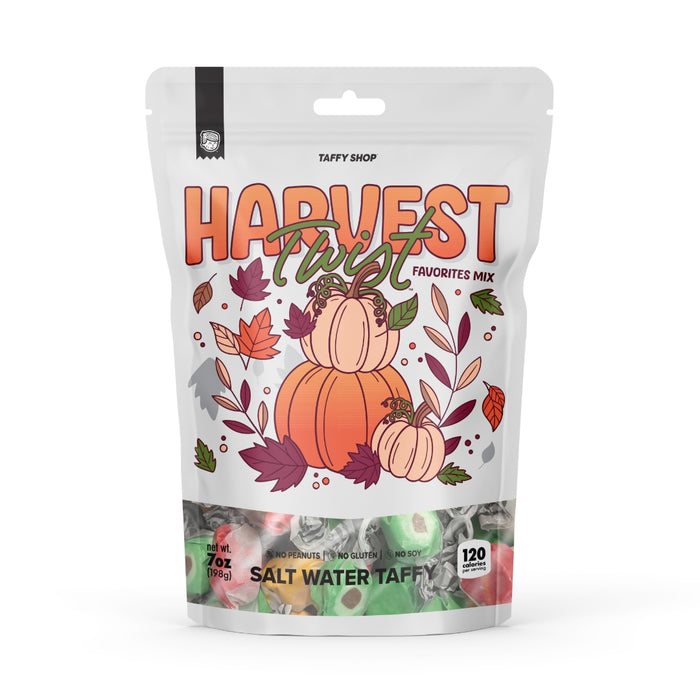 Harvest Twist Favorites Taffy Mix Taffy Shop 12-Pack (7oz) Bags