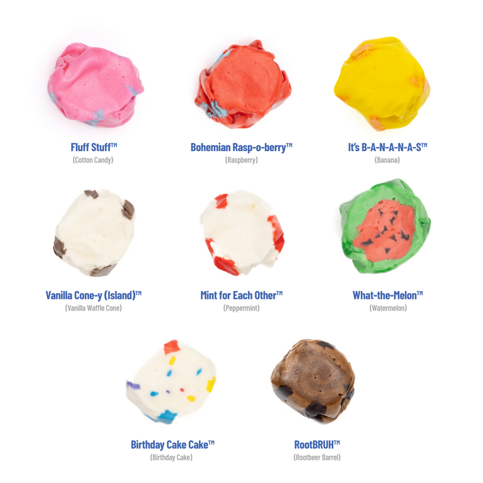 World's Best Saltwater Taffy Bag 12-Pack Taffy Shop