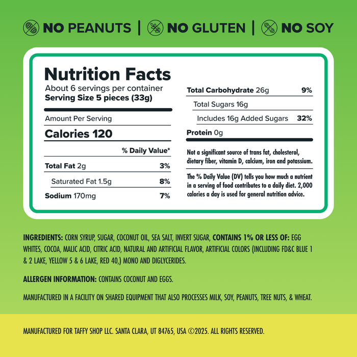 Sour Zappy Cat Taffy Bag 12-Pack Taffy Shop