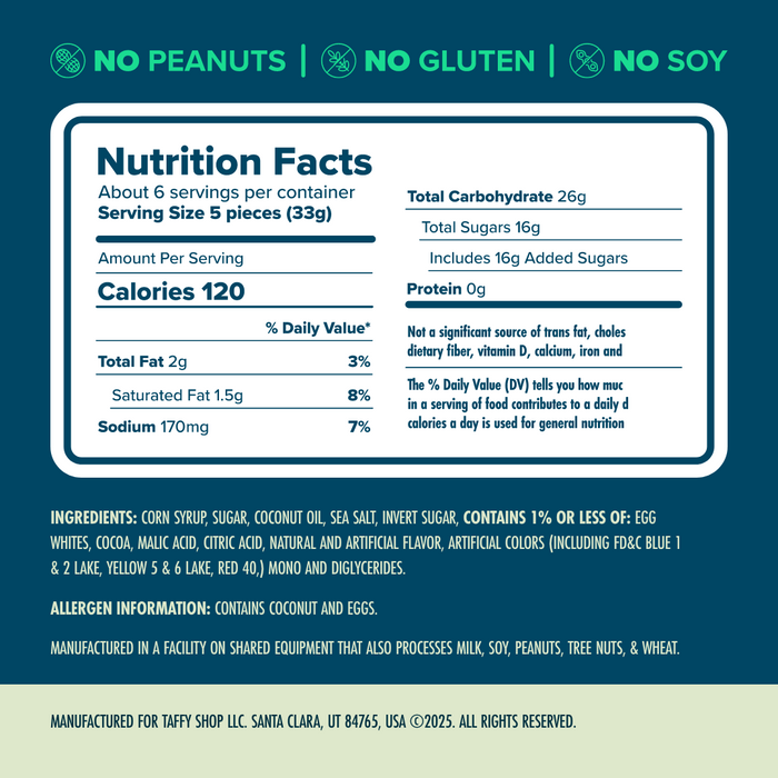 Zappy Taffy Troll Bag 12-Pack Taffy Shop