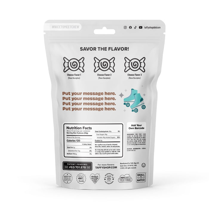 That's How I Roll Custom Bags 12-Pack Taffy Shop Wholesale