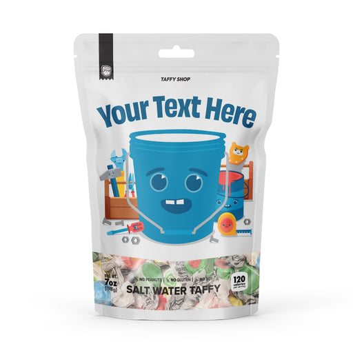 Bucket Bites Custom Bags 12-Pack Taffy Shop Wholesale