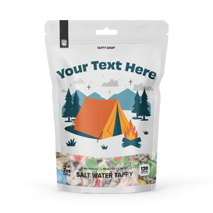 This Taffy is in Tents Custom Bags 12-Pack Taffy Shop Wholesale