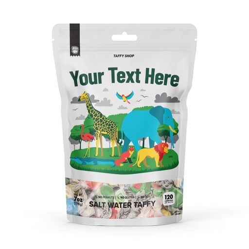 Zoo Chews Custom Bags 12-Pack Taffy Shop Wholesale