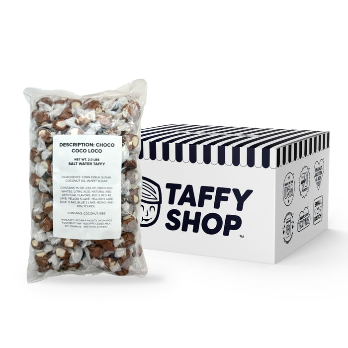Choco Coco Loco Taffy Taffy Shop 10-Pack (2lb) Bulk