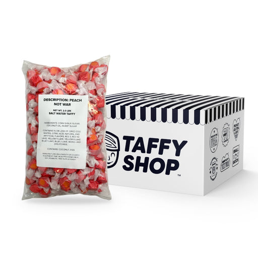 Peach Not War Taffy Taffy Shop 10-Pack (2lb) Bulk