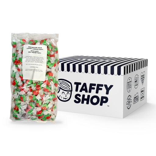 Sour Cherry Limeade Zappy Taffy Taffy Shop Wholesale 10-Pack (2lb) Bulk