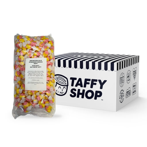 Sour Strawberry Banana Zappy Taffy Taffy Shop Wholesale