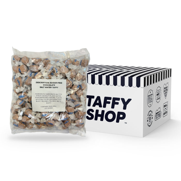 Sugar-Free Whipped Chocolate Taffy Taffy Shop 10-Pack (2lb) Bulk