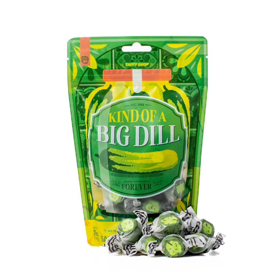 Kind Of A Big Dill Taffy Bag 12-Pack Taffy Shop