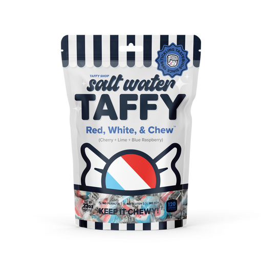 Red, White, & Chew Taffy Taffy Shop 10-Pack (2lb) Bulk